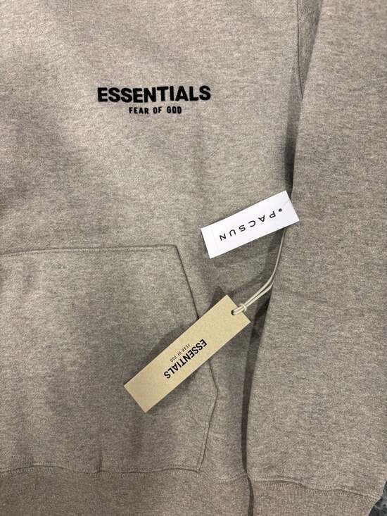 Fear of God Essentials Core Collection Tracksuit Dark Oatmeal Hoodie and Sweatpa - Picture 2 of 4